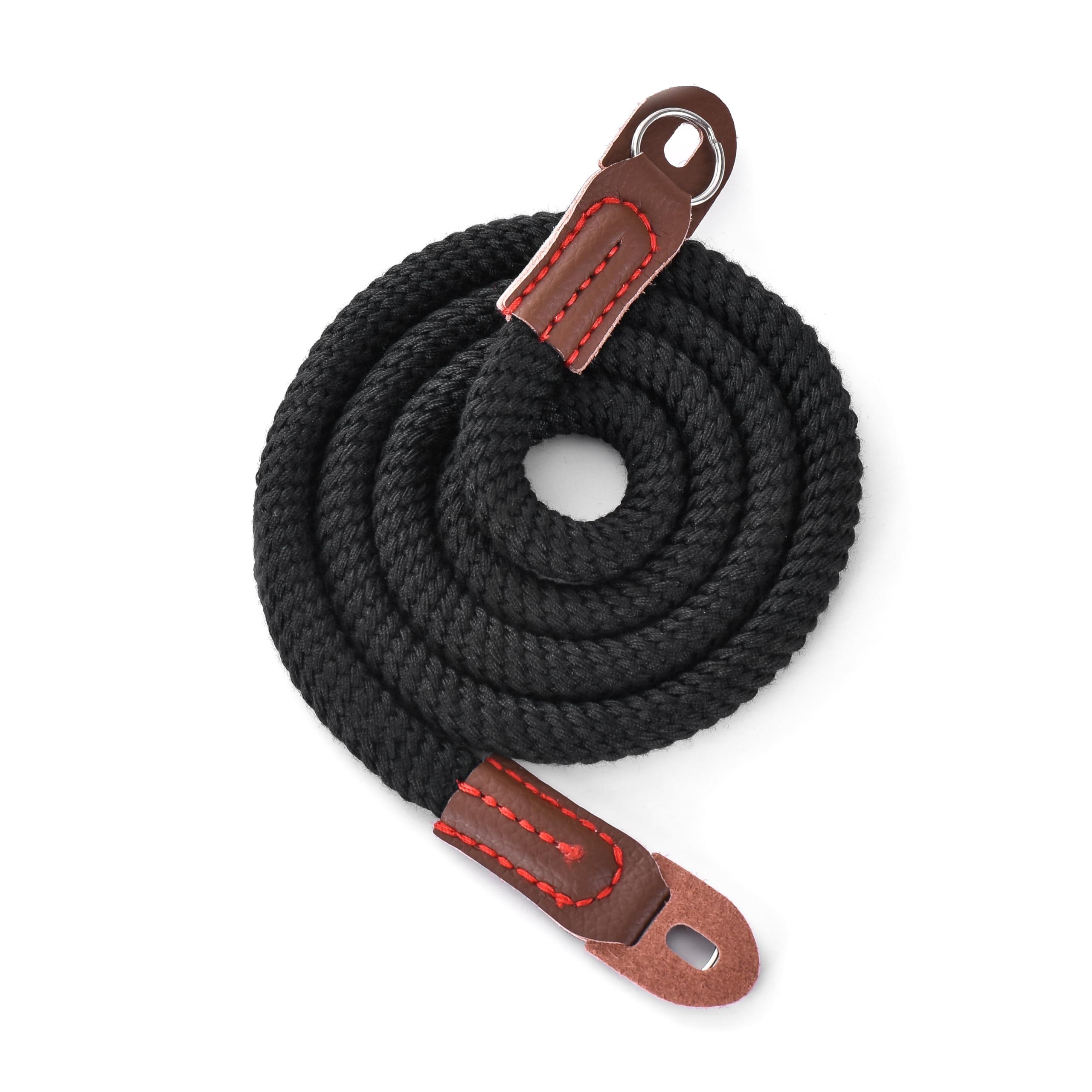 CZSLPE Cotton Camera Shoulder Strap, Safety Tether Camera Neck Strap, Micro Single Shoulder Strap for All Small Micro Cameras (Black)
