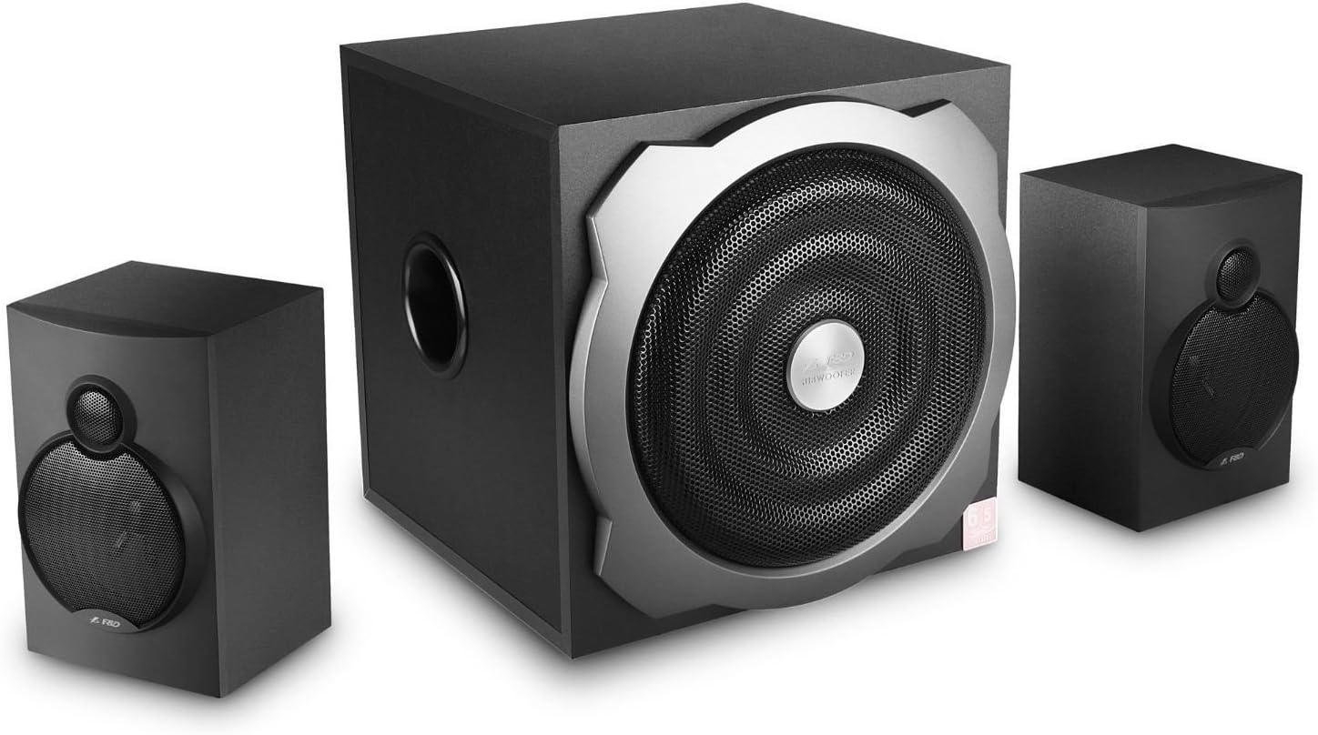 F&D A521 16 Watt 2.1 Channel USB Speaker (Black)