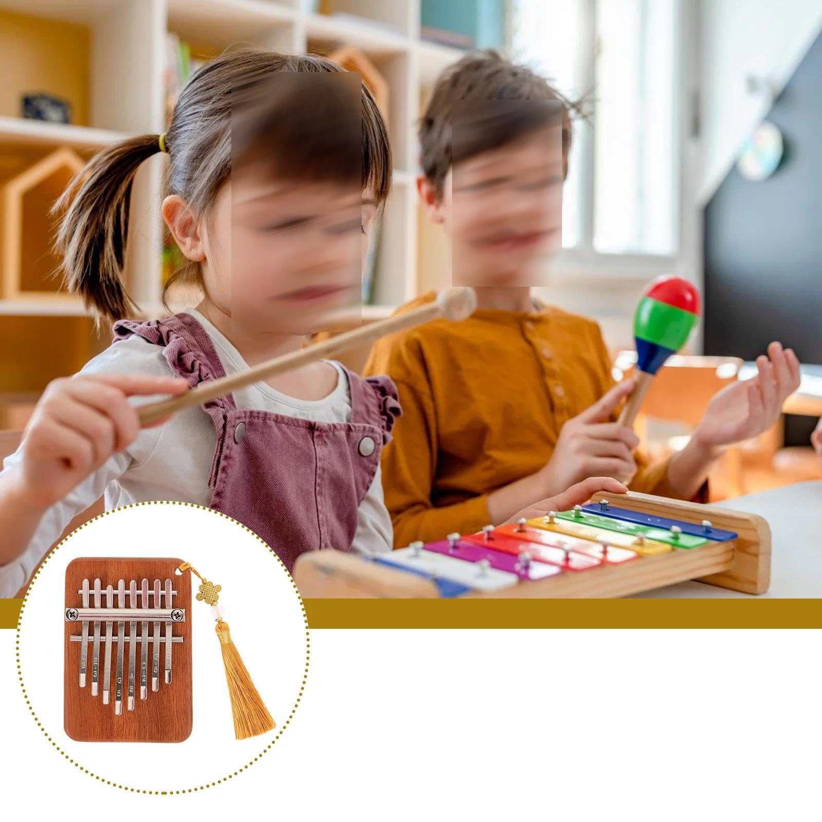 Kalimba Przenośny Instrument Muzyczny Dla Dorosłych Z Zabytkową Klawiaturą Kalimba