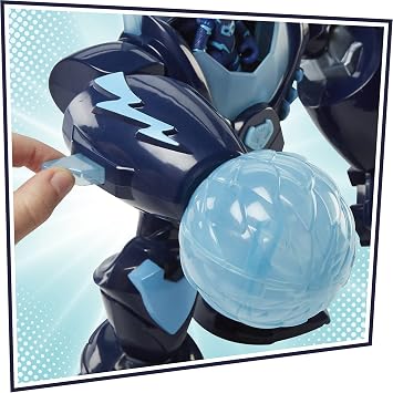 PJ Masks Robo-Catboy Preschool Toy with Lights and Sounds for Kids Ages 3 and Up, Catboy Robot Suit with Action Figure