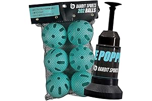 Tee Popper 202 and 202 Popper Ball Bundle for Baseball Training