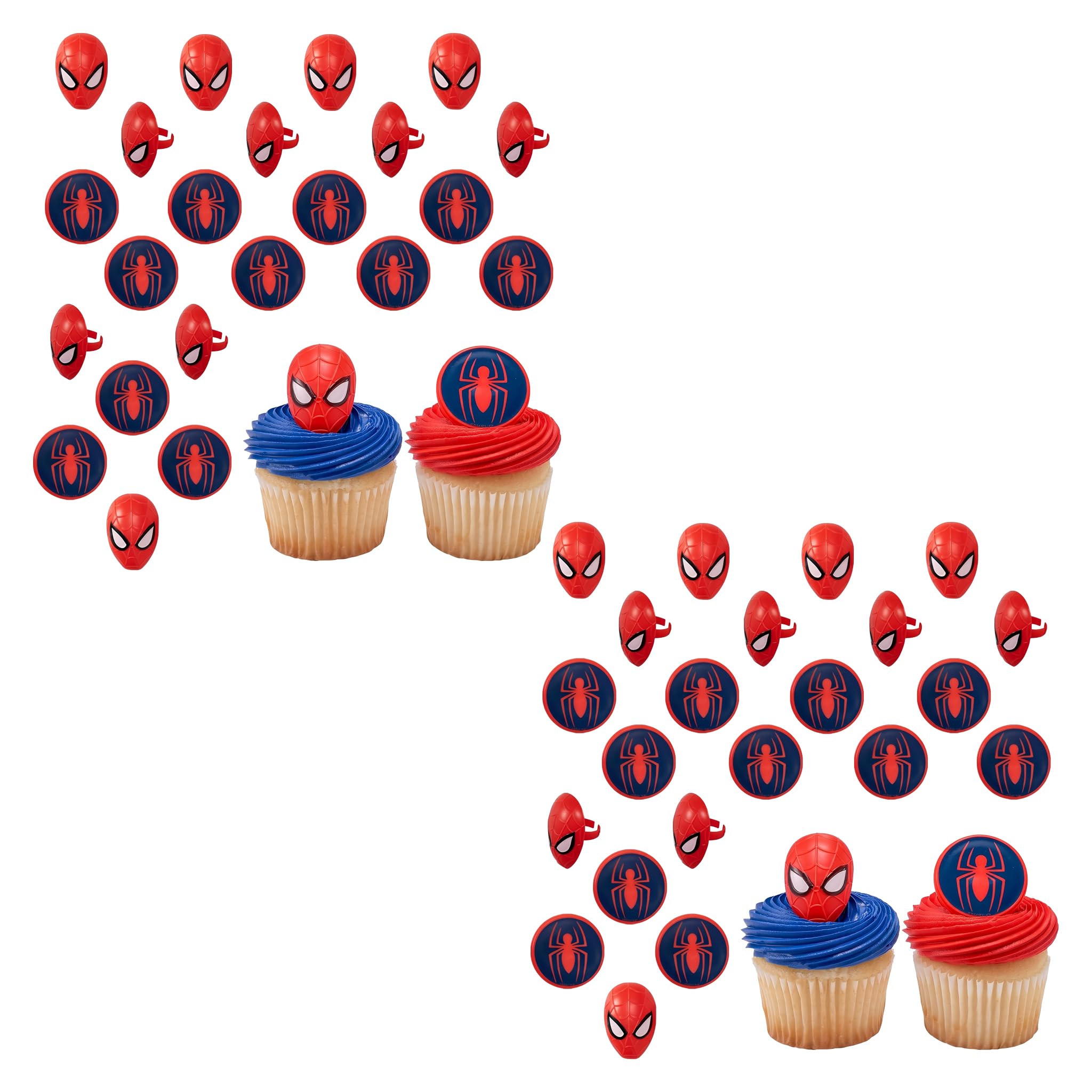 Marvel Spider-Man Cupcake Toppers - 24 Pack -9