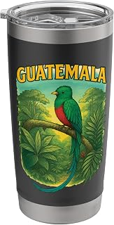 Guatemala Chapin Atitlan Quetzal Antigua Tradicional 502 Stainless Steel Insulated Tumbler