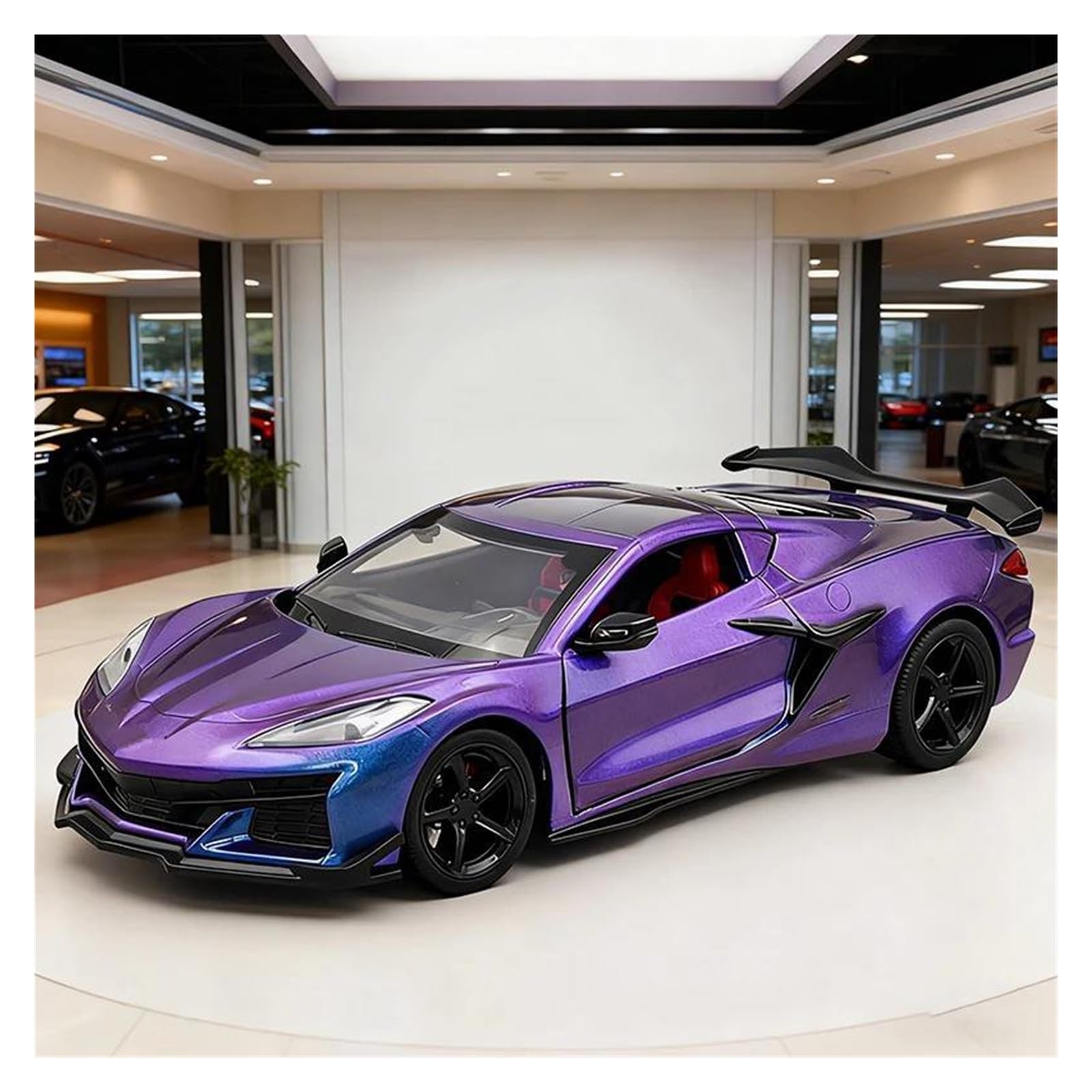 Btwodian Scale Model Car For Corvette Z06 Diecast Model Car