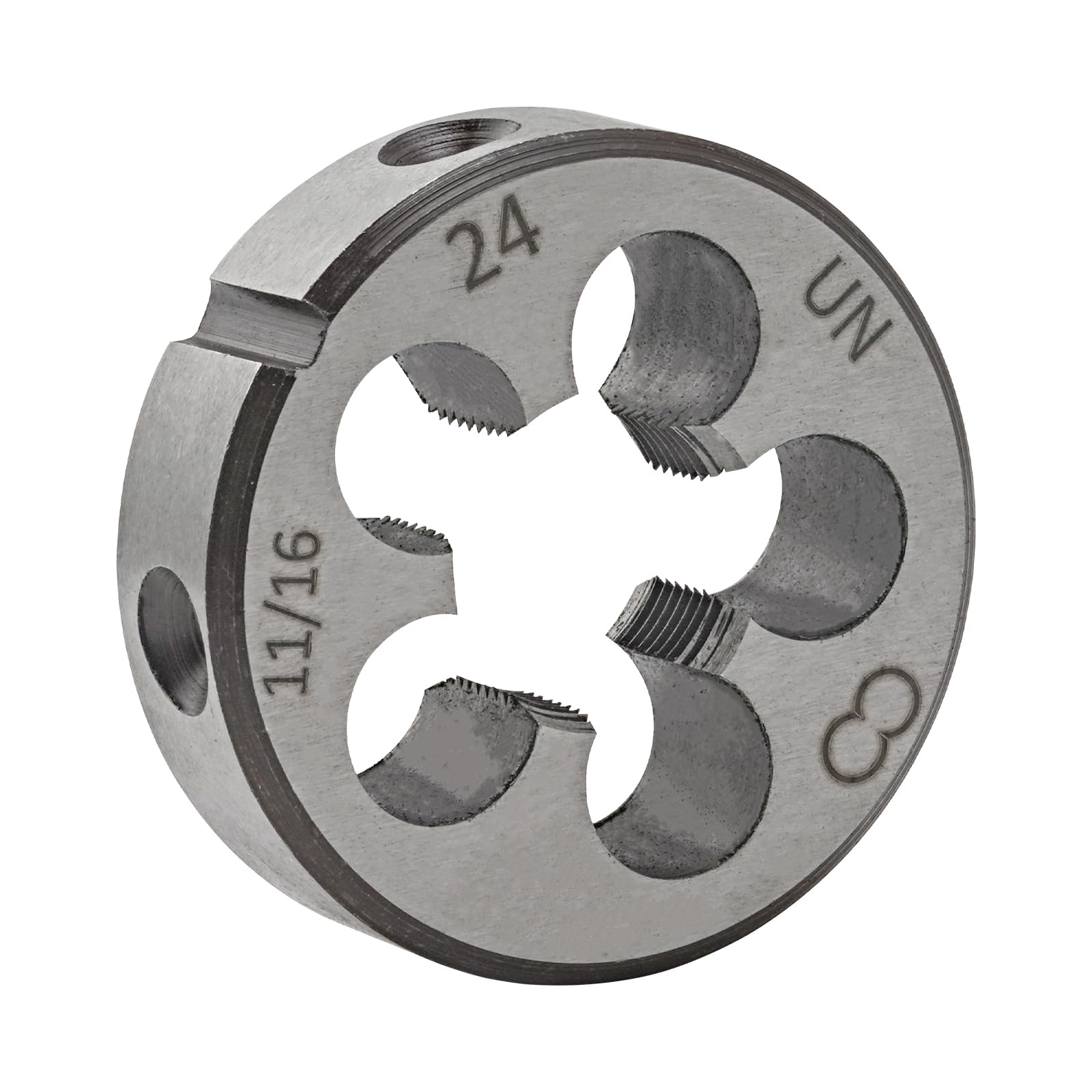Aceteel 11/16"-24 UNEF Round Die, Right Hand Machine Thread Die 11/16 x 24 UNEF