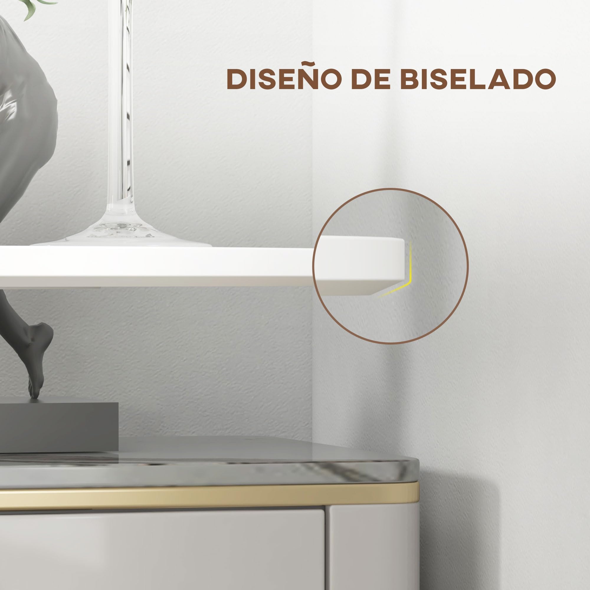 HOMCOM Mesa de Bar Redonda, Mesa de Comedor, Ø60x102 cm, con Encimera Laminada y Marco de Acero, para 2 Personas, Moderna, para Casa, Cocina, Blanco