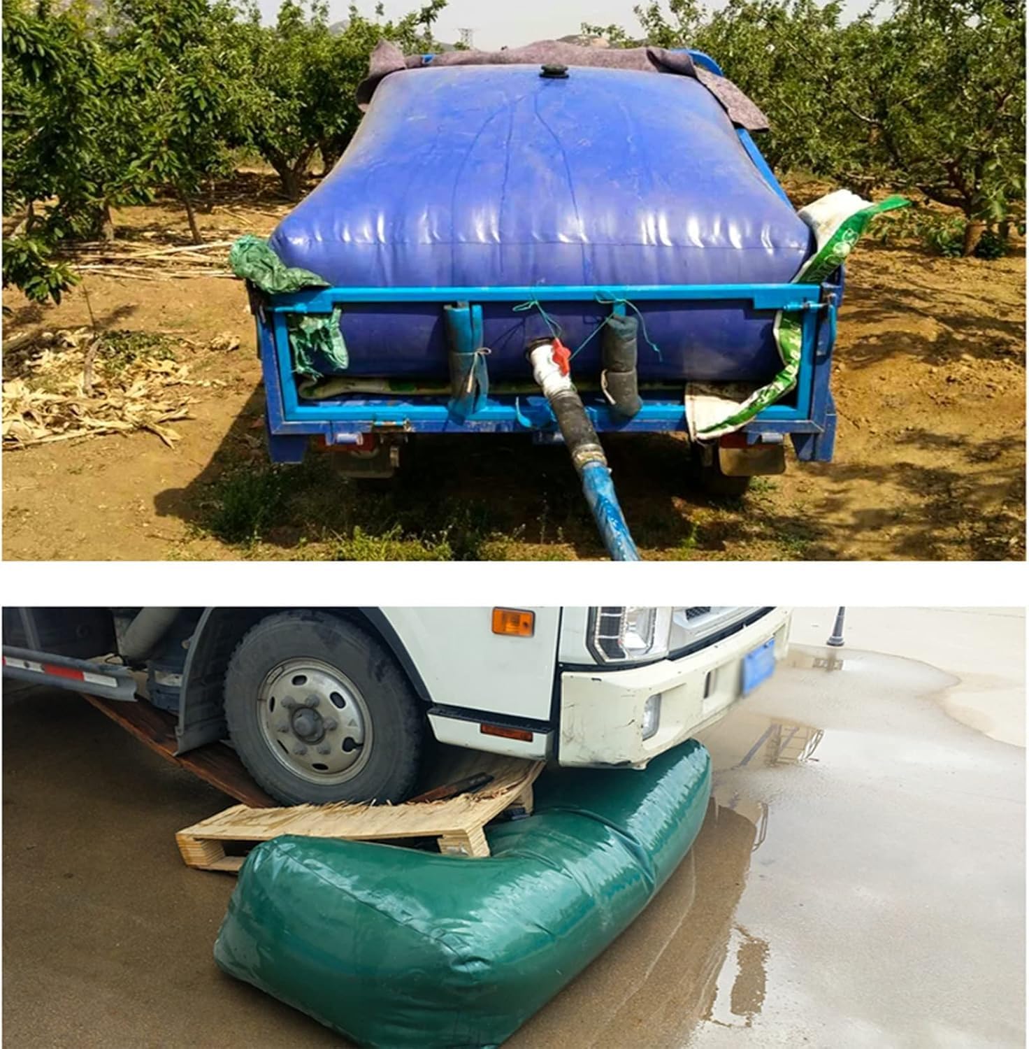 Water Storage Bag, Portable Liquid Storage Tank, Outdoor Camping Emergency Water Storage Tank