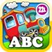 Kids Animal Train: Preschool and Kindegarten Learning Matching and Reading Adventure – ABC First Word Educational Games for Toddler Loves Farm and Zoo Animals & Colors (Abby Monkey edition)