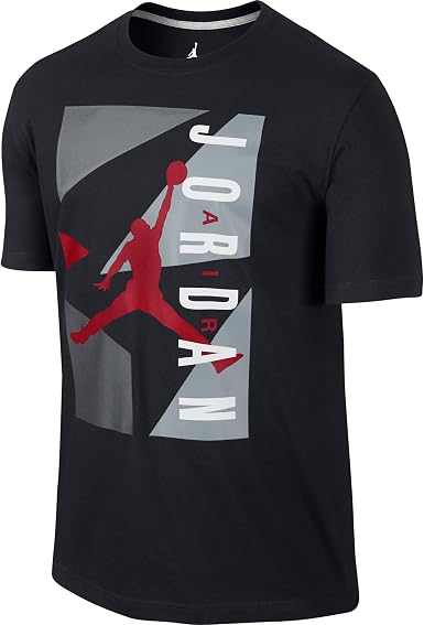NIKE Jordan ' 92 Retro tee Camiseta, Negro/Gimnasio Rojo, S : Amazon.es:  Ropa