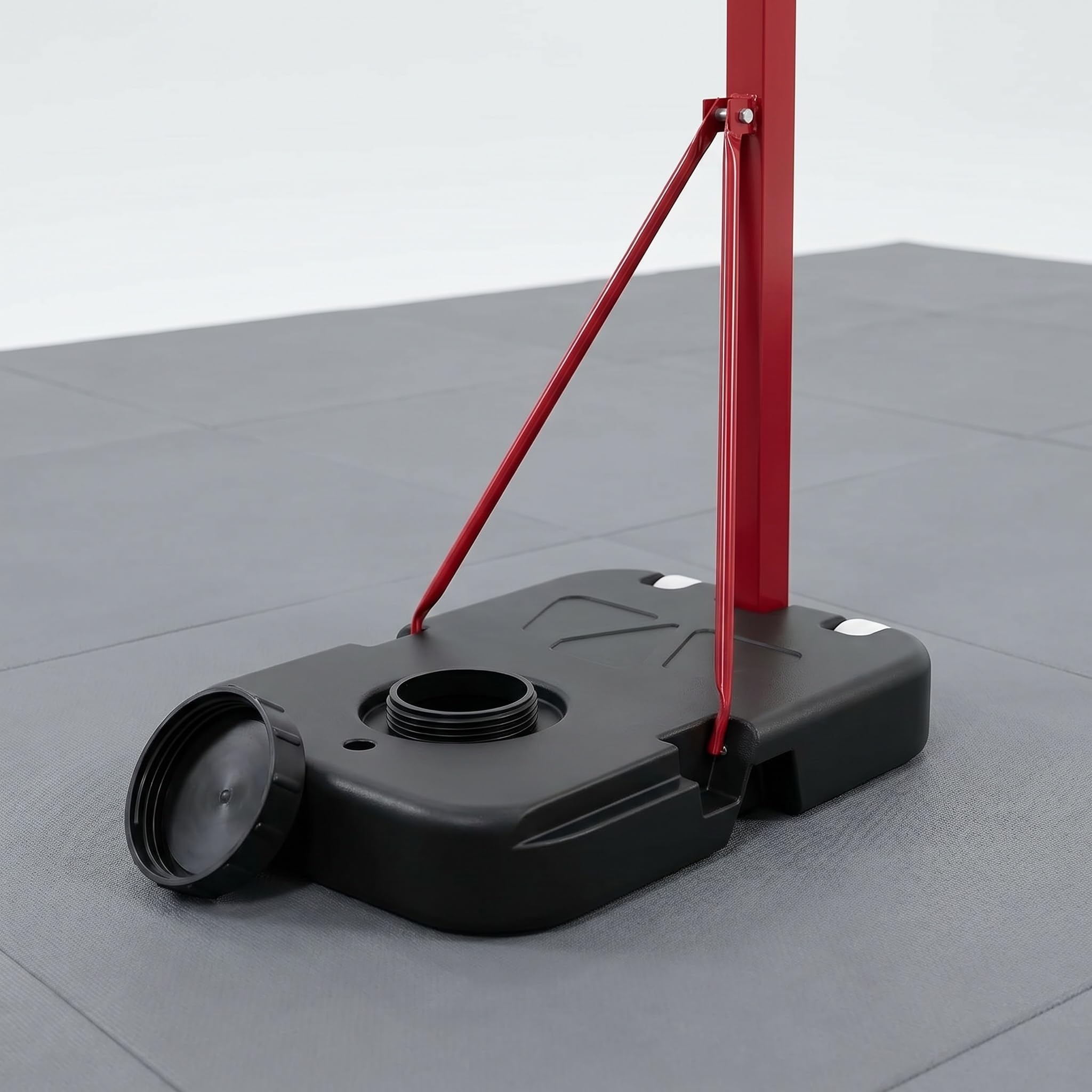 Soporte vertical para probador de salto, herramienta de medición de altura ajustable de 4.9 a 12.6 pies, poste de entrenamiento de salto para atletas, equipo de prueba de fitness