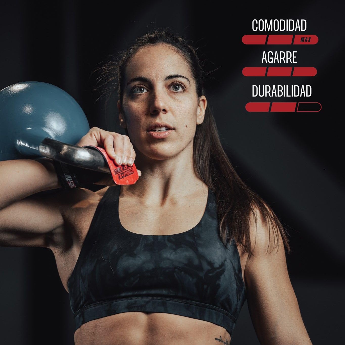 TRAINLIKEFIGHT Icon 0H - Manoplas para Cross-Training/Callistenia/Ejercicios de Gimnasia - Protección para Manos