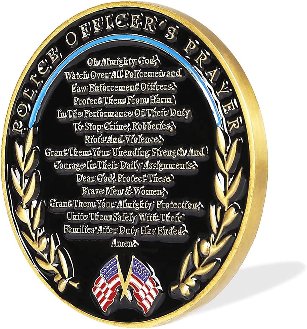 Saint Michael Police Coin The Archangel Prayer Challenge Coin (Pack of 6)