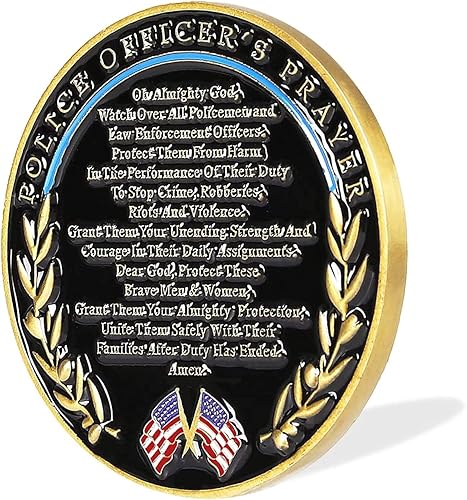 Miniatura 3 de US Saint Michael Police Prayer Challenge Coin State Trooper Gifts