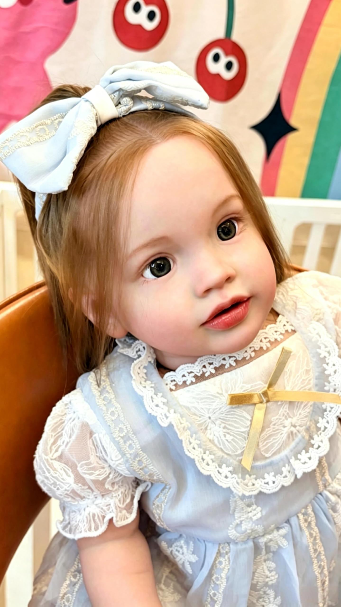 RXDOLL Bambole rinate di grandi dimensioni Pippa 66 cm realistiche Bambole Reborn Bambole Ragazza Morbido Panno in Vinile Corpo Bambole Realistiche Bambole Del Bambino Che Sembrano Vita Reale Del