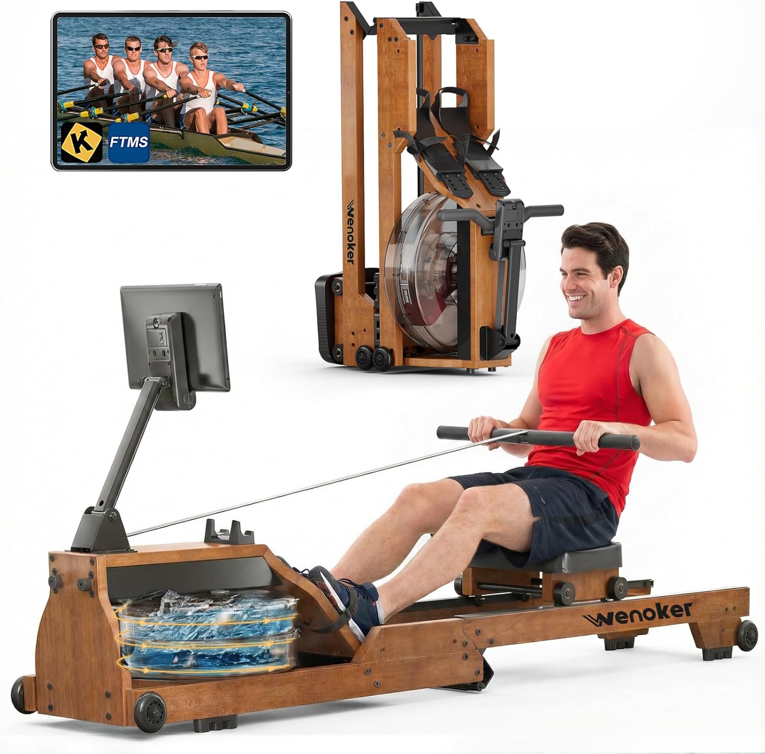 WENOKER Water Rowing Machines for Home Use