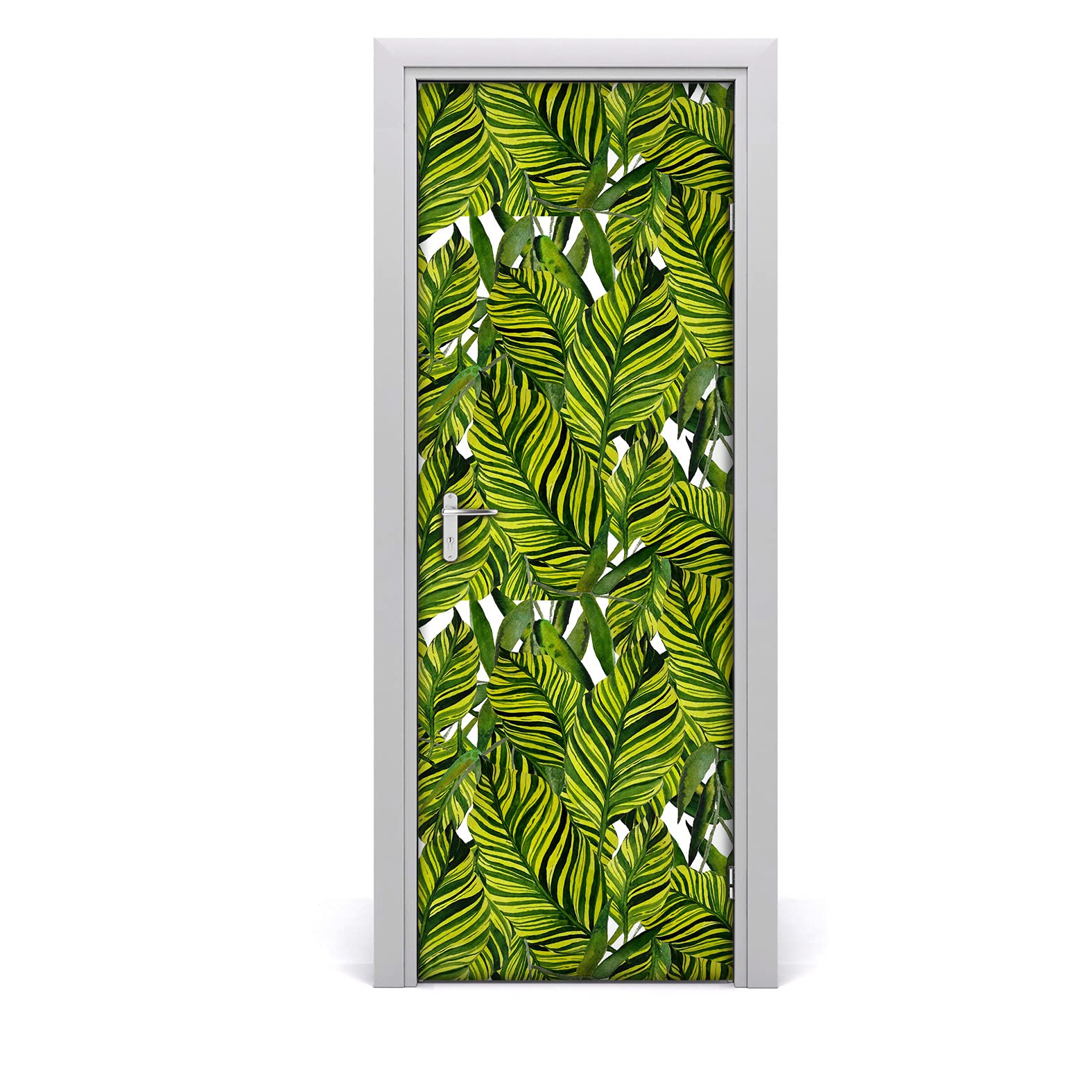 Autocollant de porte feuilles de la jungle 85x200cm papier peint