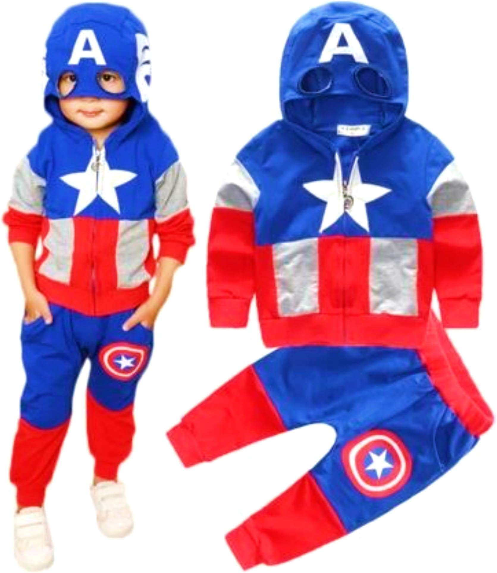 Hoodie and Pants Superhero Set