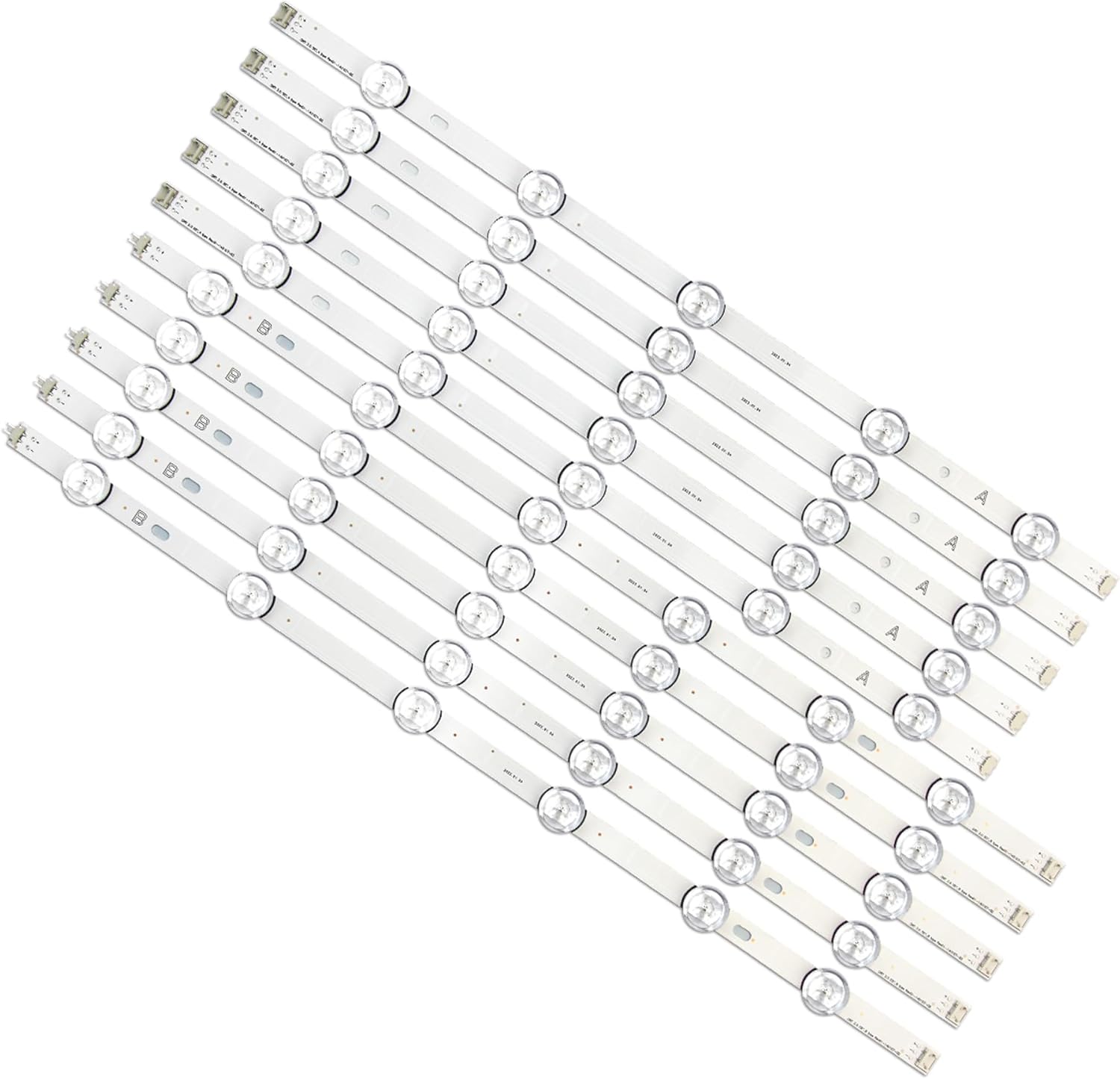 10 Pieces LED Backlight Strips for 55 inch TVs 55LB6300 55LB5900 55LB650V 55LB561V 55LB6100 55LB629V 55LB570V 55LB5500 55LF5800 55LB6500 55LF6000 55LB 55" INNOTEK DRT 3.0