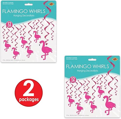 Miniatura 5 de Paquete de 2 remolinos de flamenco