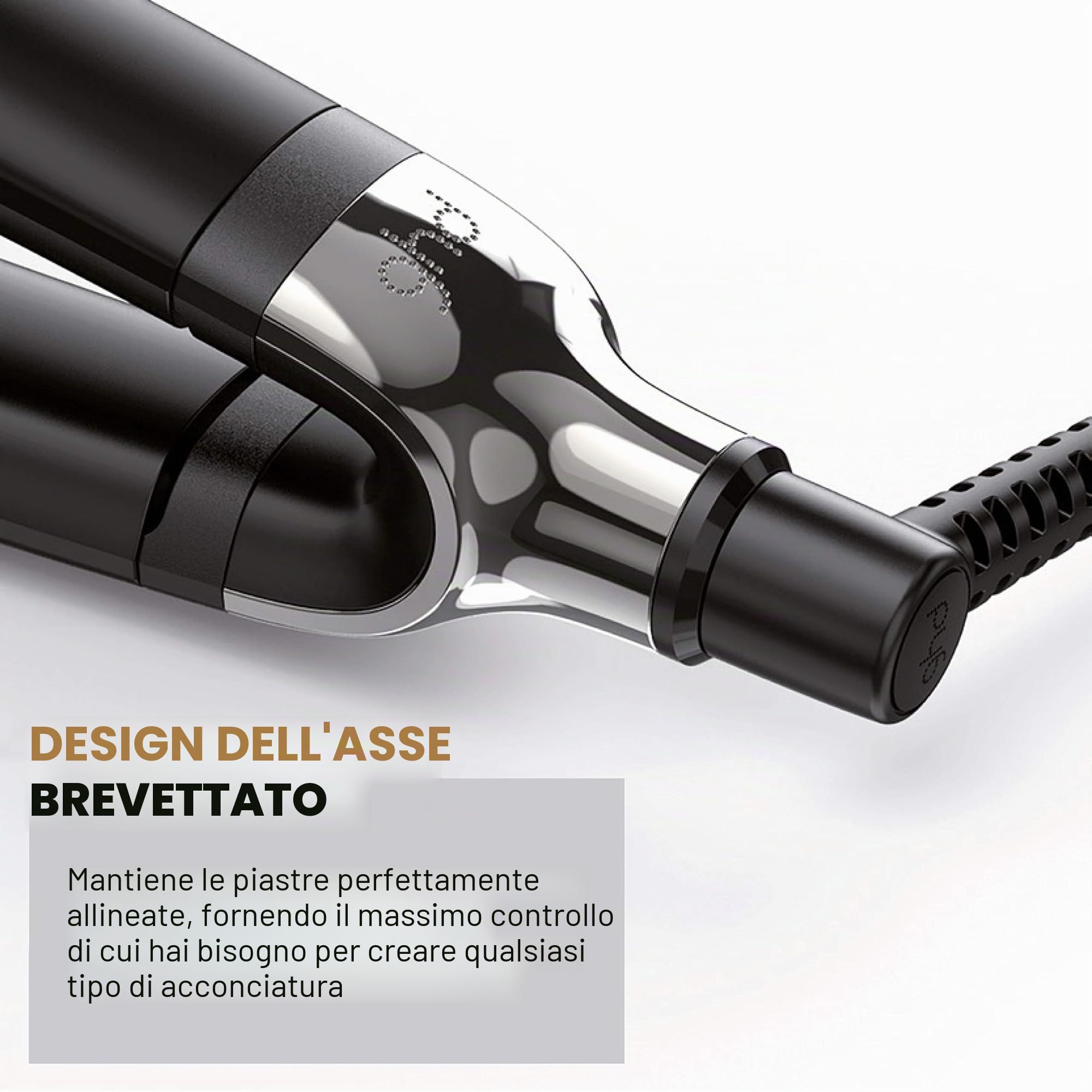 ghd Platinum - Piastra per capelli con Tecnologia Tri-Zone, Nero