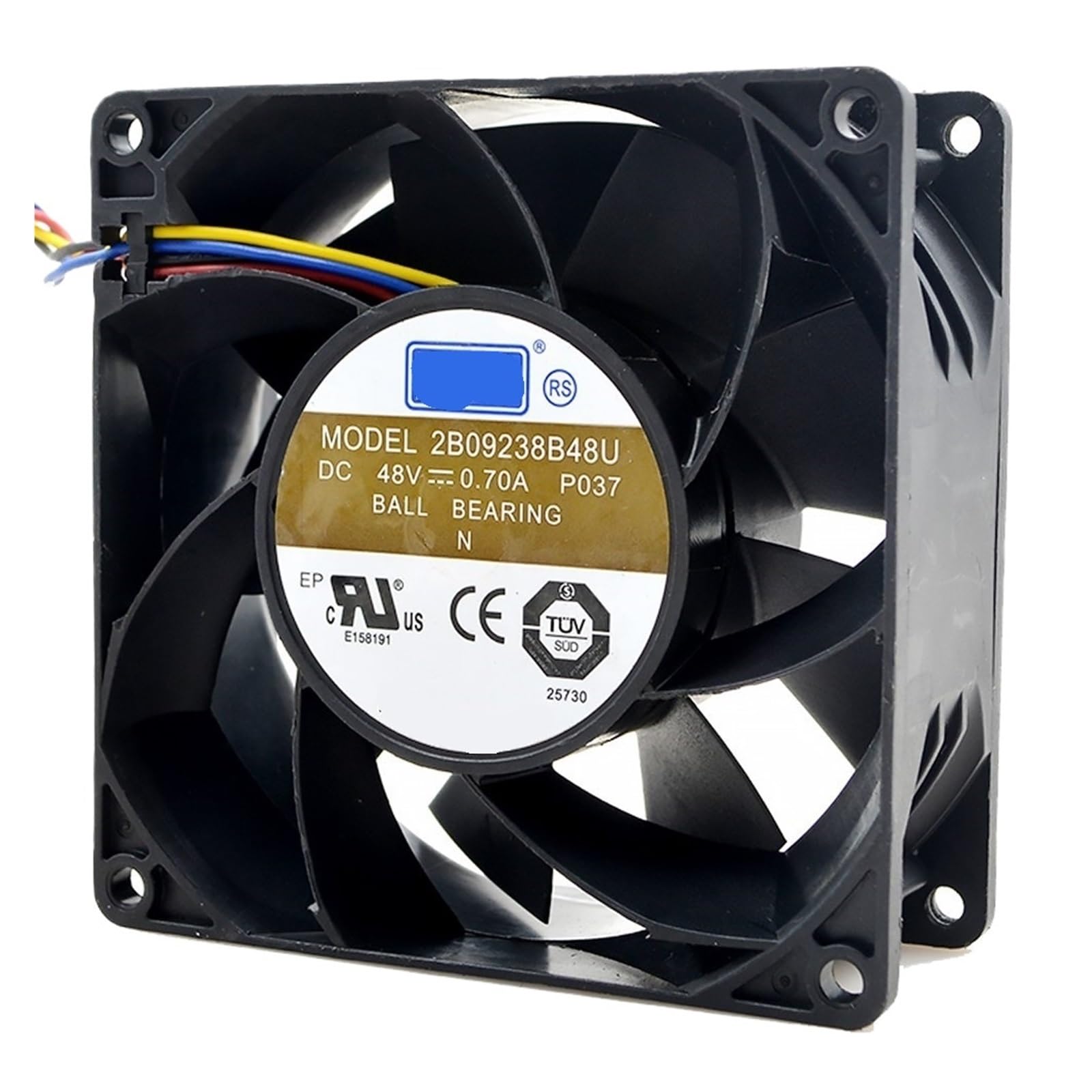 GJEXXPTST 92mm 90mm 92 * 38 2B09238B48U 92X92X38mm DC 48V 0.7A 4-Wire Server Fan