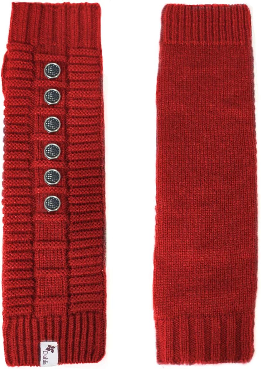 Dahlia Womens Cold Weather Arm Warmers & Fingerless Gloves - Various Styles