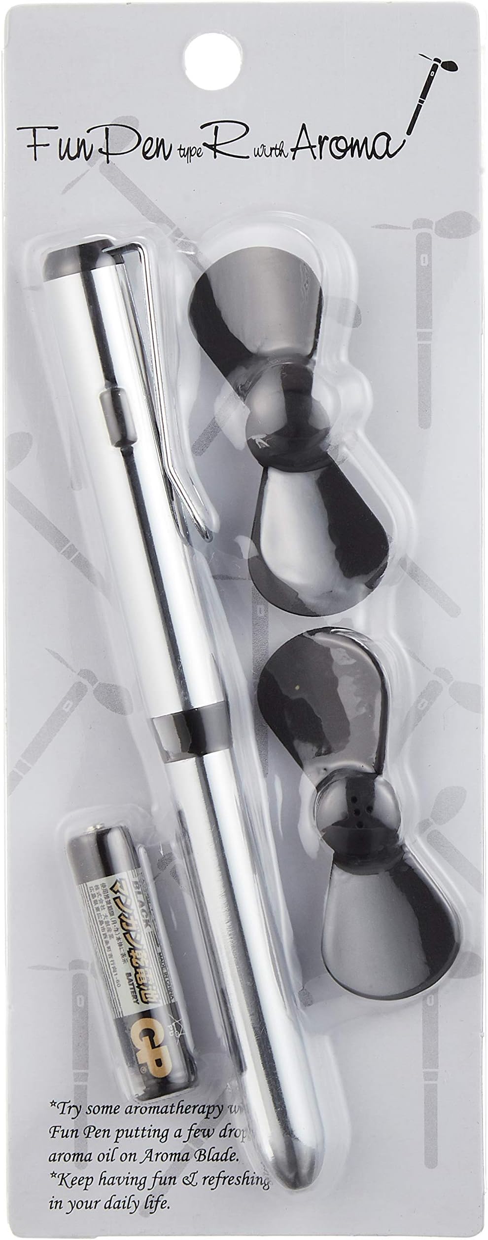 FunPen type R with Aroma Fan pen type Earl aroma chrome