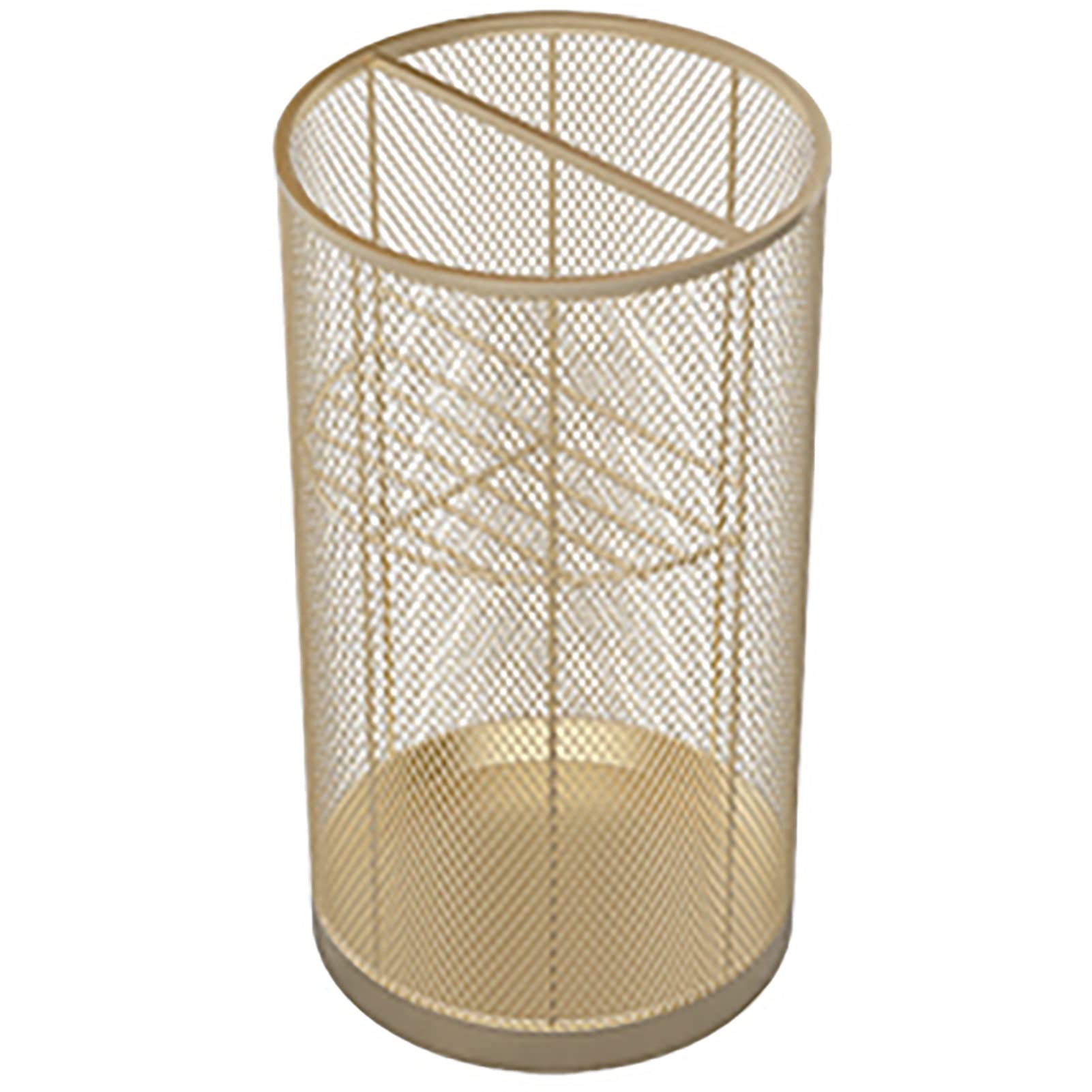 GHHVFEC Breathable Round Umbrella Holder with Non-Slip Base, Metal Mesh Design for Office Hallway, Stylish Storage Solution for Apartments & Entryways
