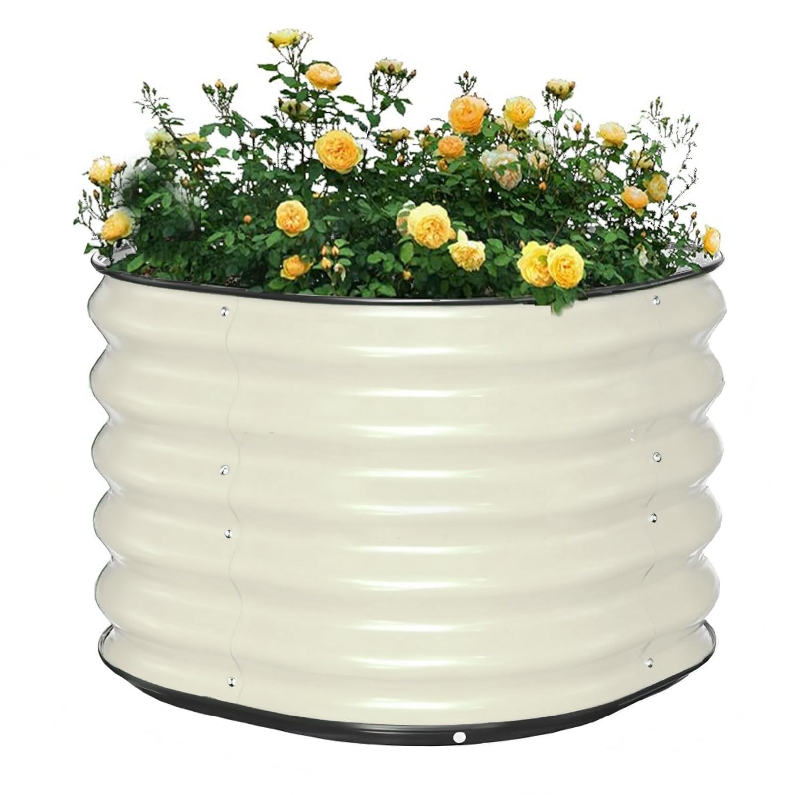 Jardinières faciles à assembler avec bordure de sécurité pour fleurs et herbes