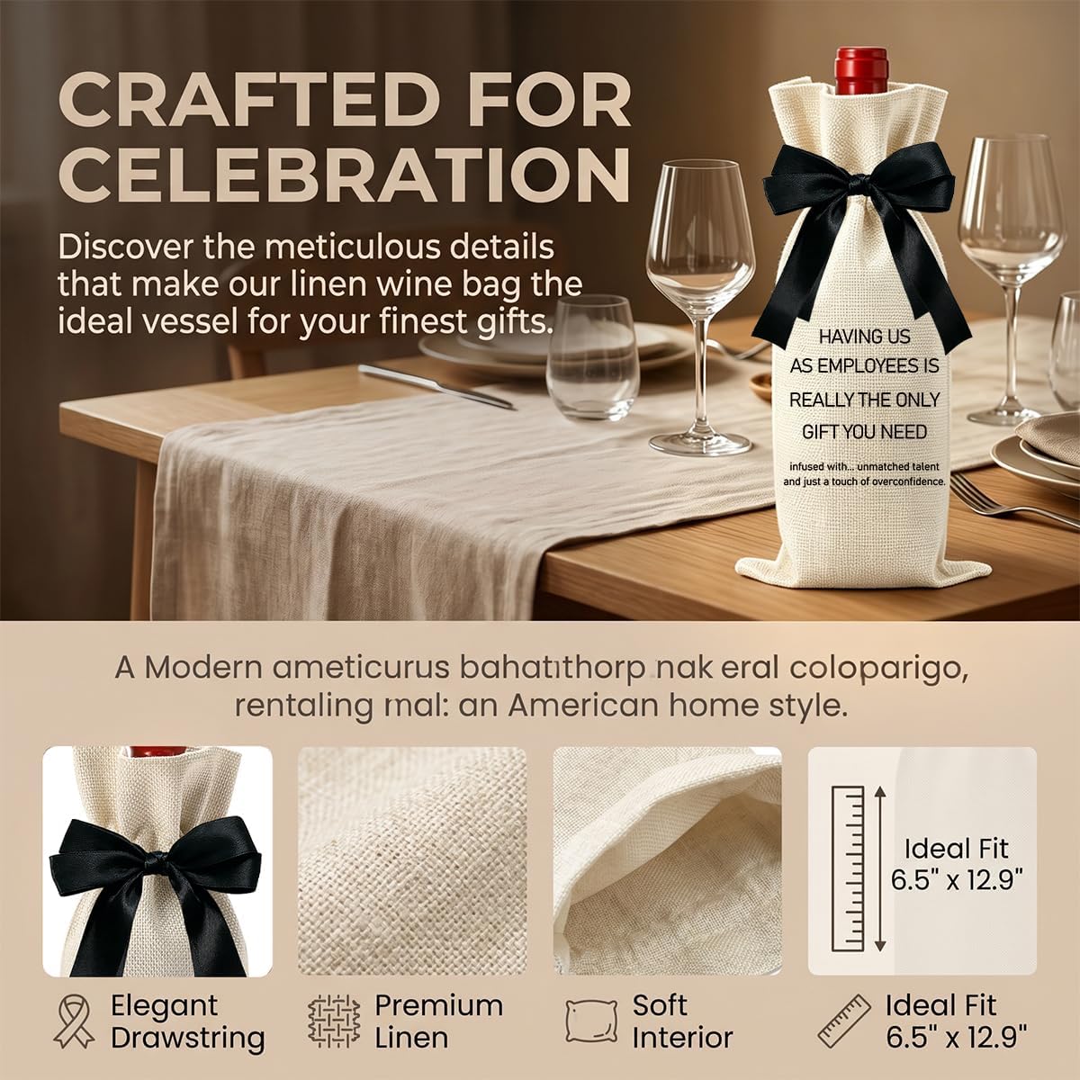 Funny Boss Day Wine Bags Appreciation Gifts for Coworker Boss Women Men