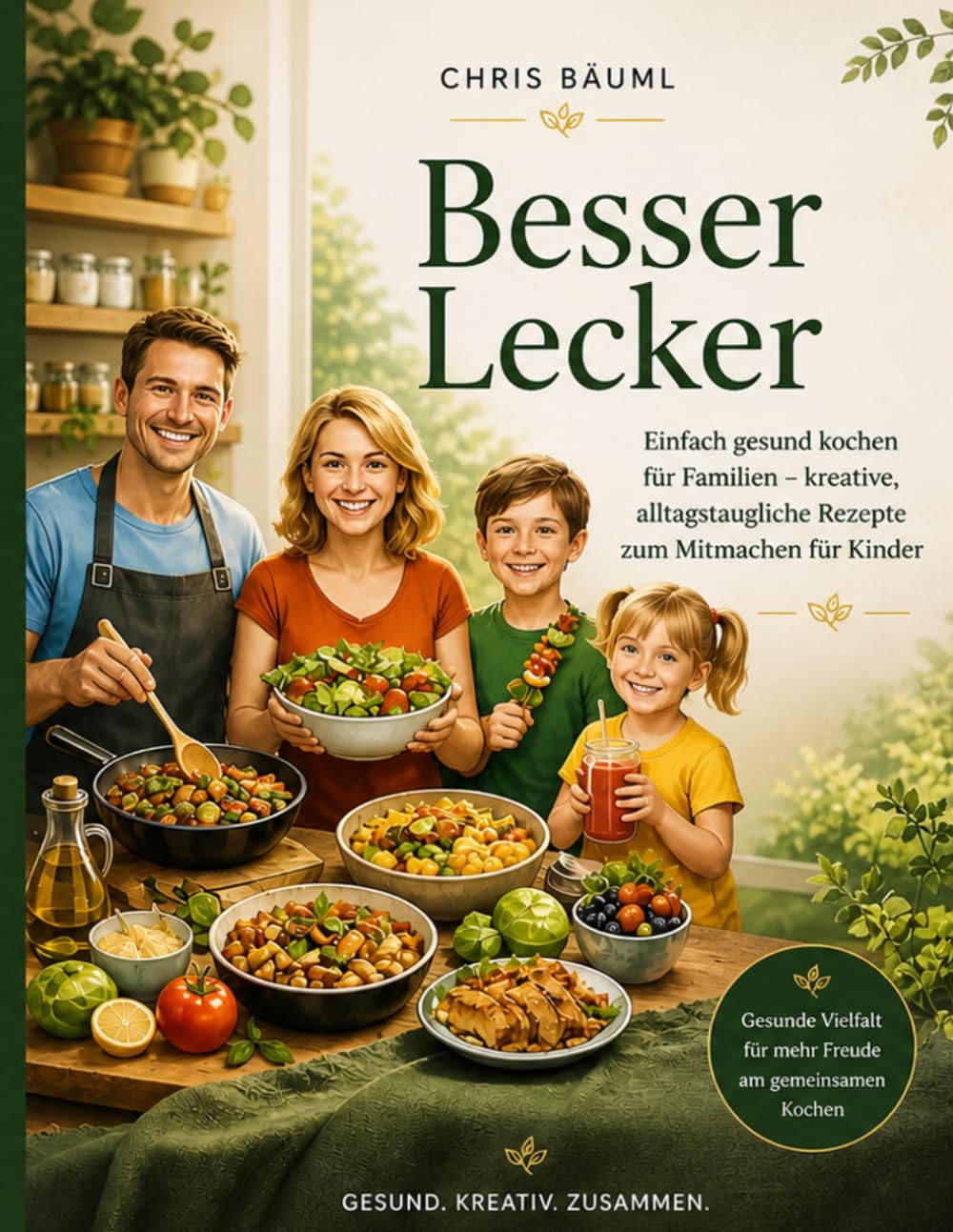 Besser Lecker: „Einfach gesund kochen für Familien – kreative, alltagstaugliche Rezepte zum Mitmachen für Kinder“