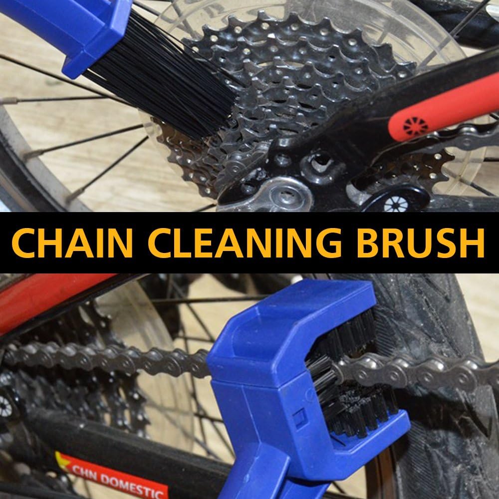 Bike Cleaning Brush Tool Kit Set (Chain Cleaning Brush Set)