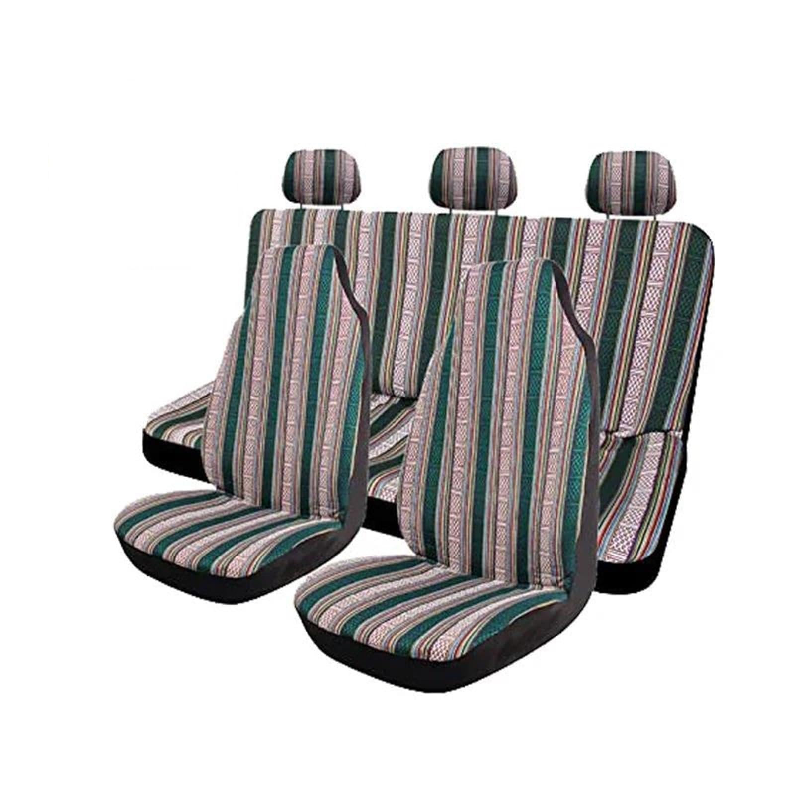 Set coprisedili per auto Set Coprisedili Per Auto, Di Coperte Per Sella Tessuto Universale Adatto Alla Maggior Parte Dei Seggiolini Protezione Coprivolante Coprisedili Auto(10 pcs set Type C)