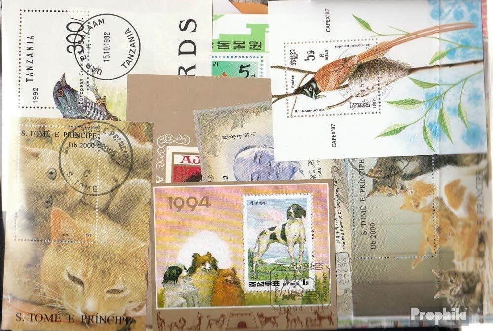 Prophila Collection – 200 Verschiedene Briefmarken Mit Haustier-Motiven (Säugetiere, Dinos, Elefanten)