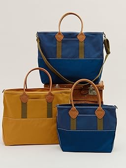 ビームス・プラスのL.L.Bean別注レザーハンドルジップ深底トートバッグ