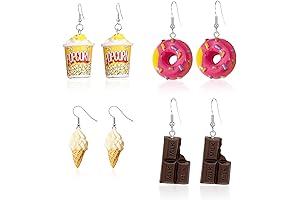 Adorable Popcorn Earrings: A Delightful Treat for Any Occasion