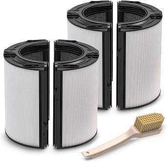 2 Pack 360 Glass HEPA + Activated Carbon Filter Replacement for TP09 TP07 TP06 TP04 TP10 TP4A TP7A HP04 HP06 HP07 HP09 HP10 HP4A HP7A PH01 PH02 PH03 PH04 PH3A DP04 Air Purifier, #965432-01