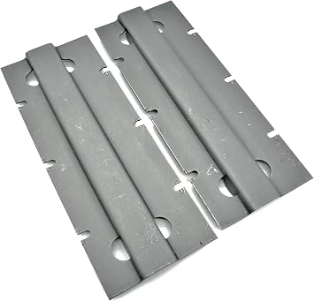 Hoosier-Style Bakers Cabinet Side Brackets, Pair, Steel, Unfinished, Gray, 10 1/2" Long
