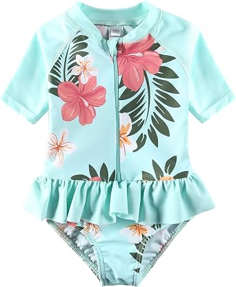 Baby Girl Swimwear Sunsuit One-Piece Swimsuit Bathing Suit