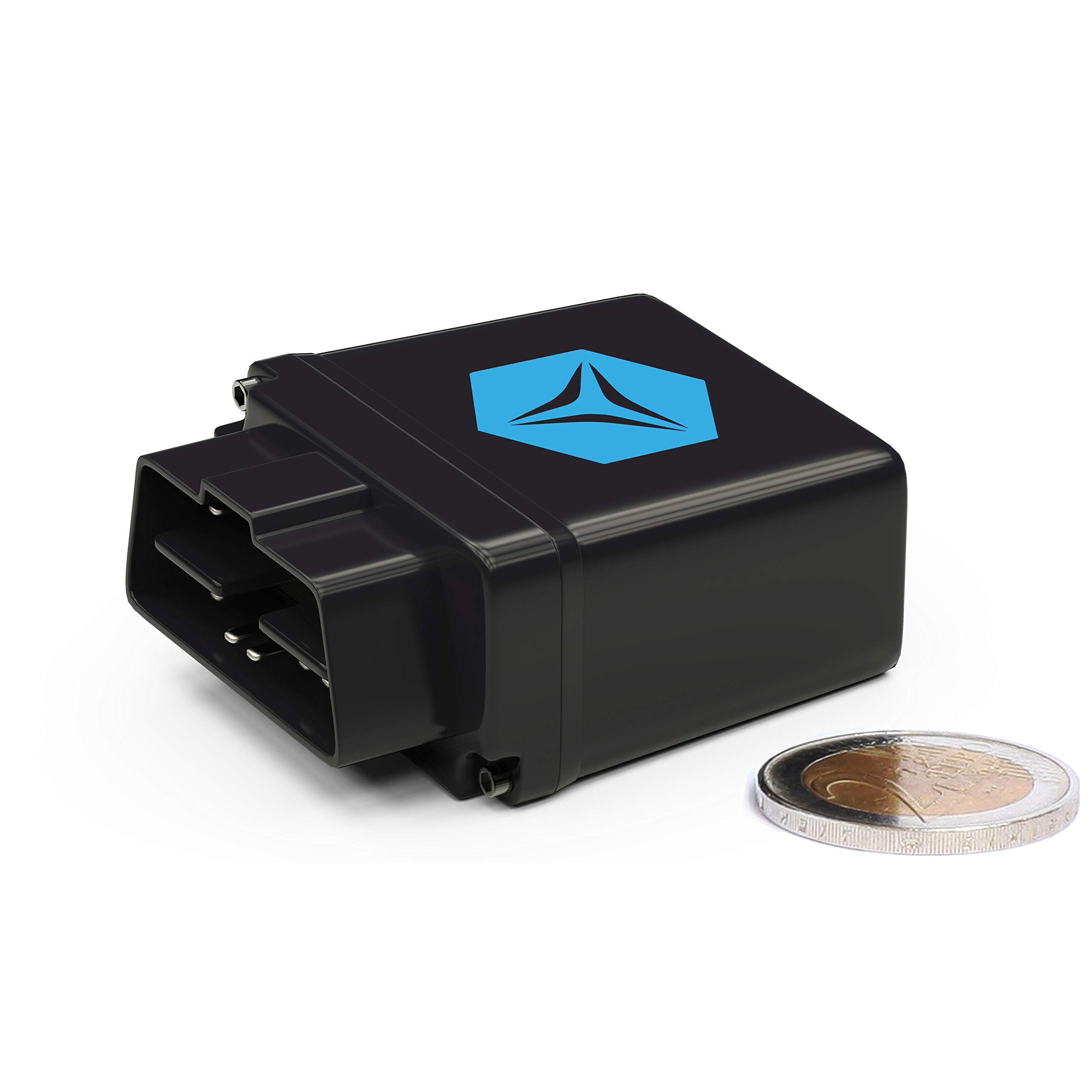 Professionelles Elektronisches Fahrtenbuch von FLEETIZE, Finanzamtkonform, OBD2 GPS Tracker mit EU SIM Karte, Fahrtenschreiber, inkl. 6 Monate Software-Lizenz, automatisch, flottenfähig, kabellos
