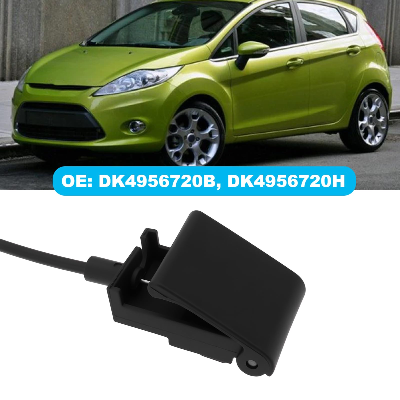 OTOTEC Câble D'ouverture de Capot DK4956720B Compatible avec Ford Fiesta 2009-2013 DK4956720H