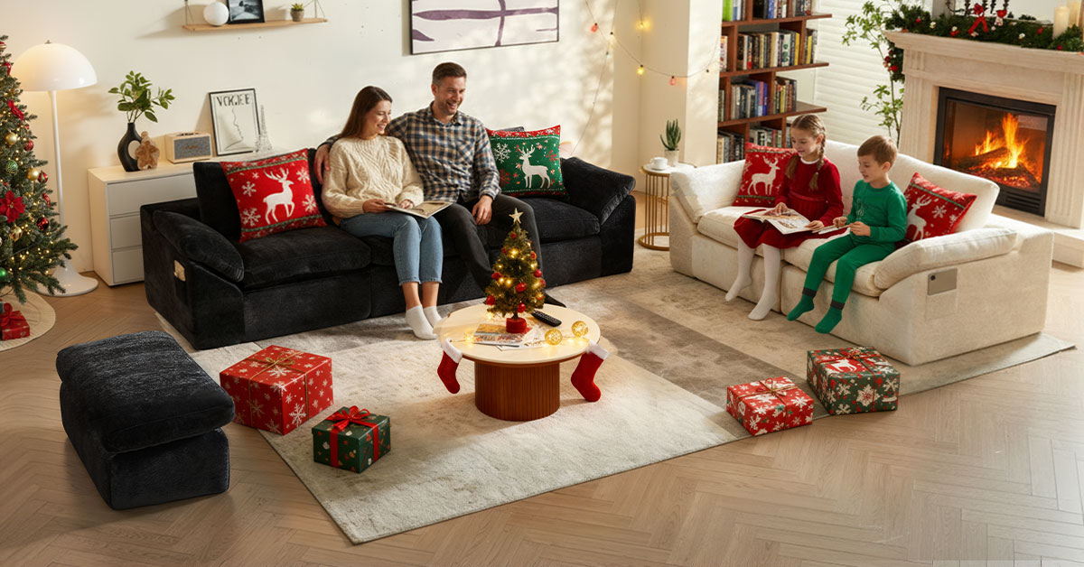 N 4個 Amazon.com: Vamcheer U Shaped Cloud Couch - Utra Soft Modular