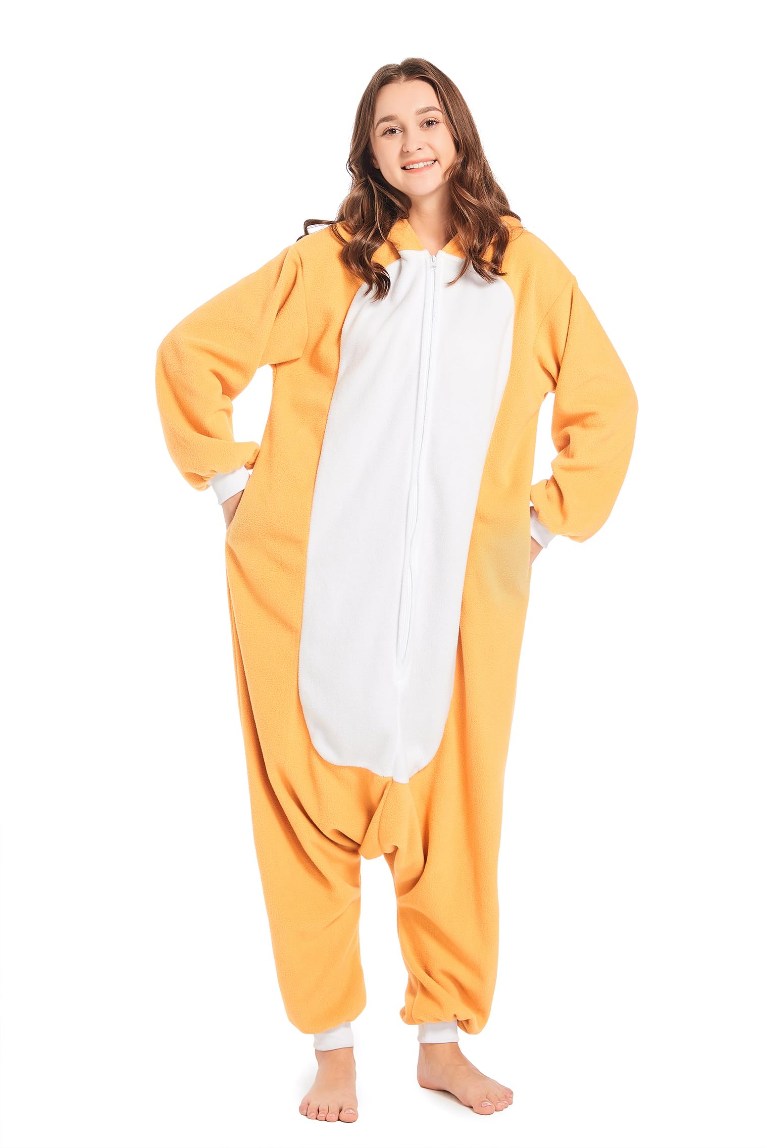 DELEY Unisexe Axolotl Onesie Adulte Déguisement d'halloween Anime Axolotl Cosplay Pyjamas Vêtements de Nuit Chauds Vêtements de Maison