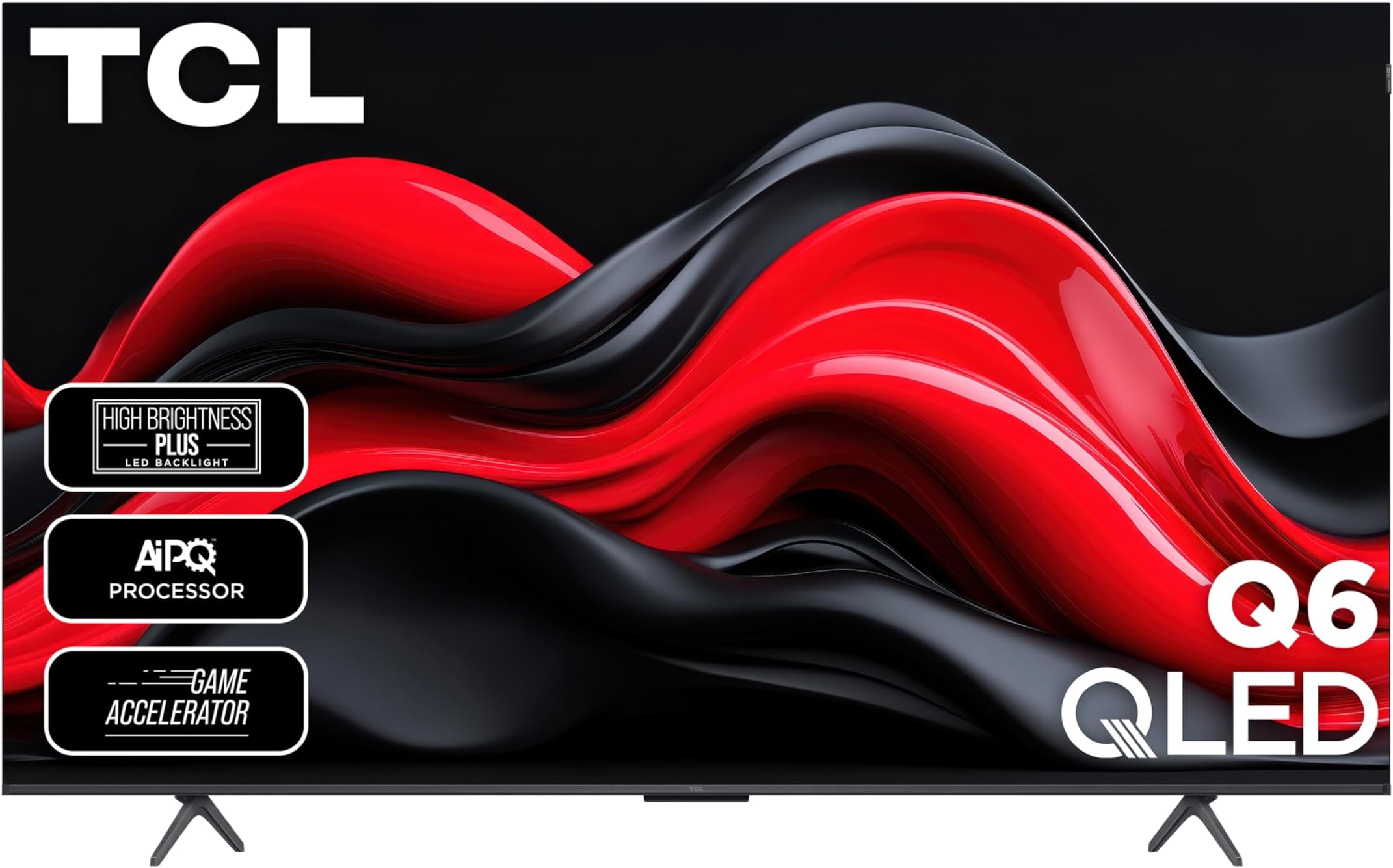 TCL 75-Inch Q65 QLED 4K UHD Smart TV with Google TV (75Q651G, 2024 Model) Dolby Vision, Dolby Atmos, HDR Pro+, Game Accelerator Enhanced Gaming, Voice Remote, Works with Alexa, Streaming Television