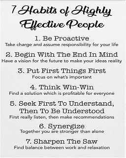 Effectiveness & Growth Poster Collection - Framed Motivational Art on Building Routines - Wall Décor for Boosting Productivity in Space(Unframed,16x24inch(40x60cm))