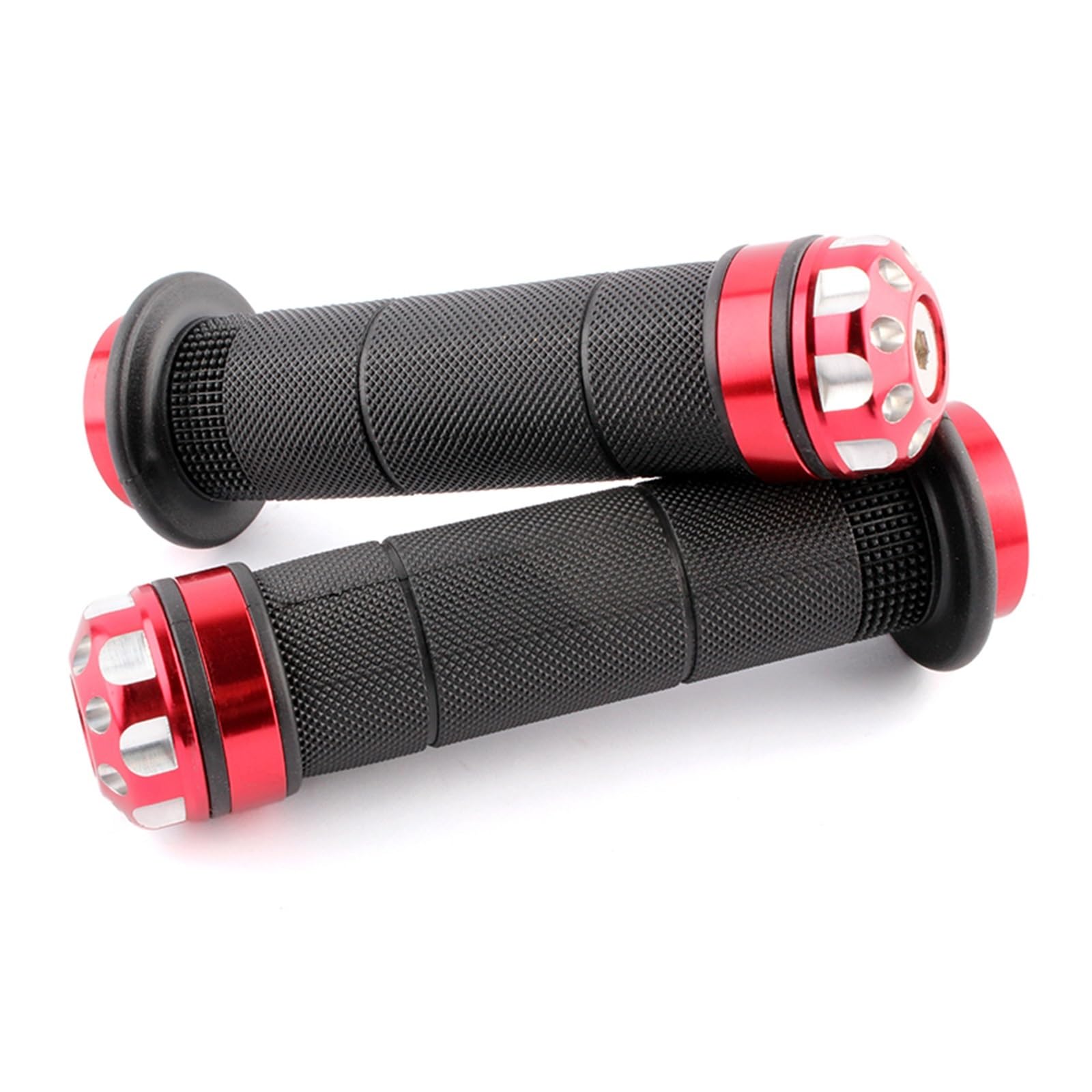 Motorradgriff 13 Mm 7/8 Zoll Motorrad Dirt Bike Gummigriff Grip Pedal Biker Scooter Lenkergriffe Modifizierter Allzweck