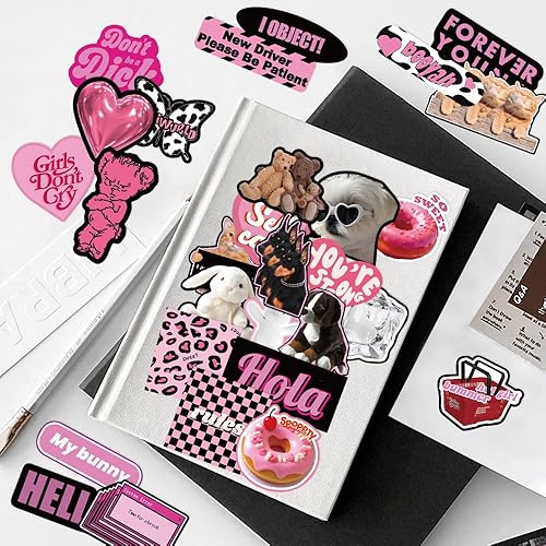 Miniatura 8 de Calcomanías de amor en forma de corazón, 55 unidades, calcomanías de vinilo impermeables para el día de San Valentín, boda, equipaje, laptop,