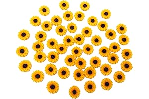 Honbay Sunflower Slime Beads - Shimmering Sunflower Accents for Crafting
