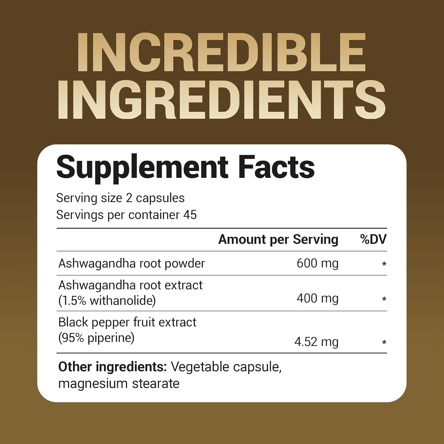 Dr. Berg Ashwagandha Capsules 1000mg - Includes Ashwagandha Root with Black Pepper from Bioperine - Ashwagandha Supplements 90 Capsules - Image 4