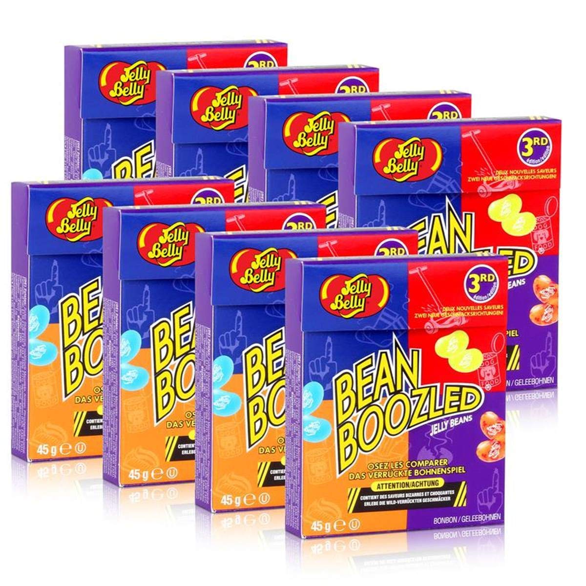 8x Jelly Belly Bean Boozled Jelly Beans Flip Top Box 45g Amazon.de